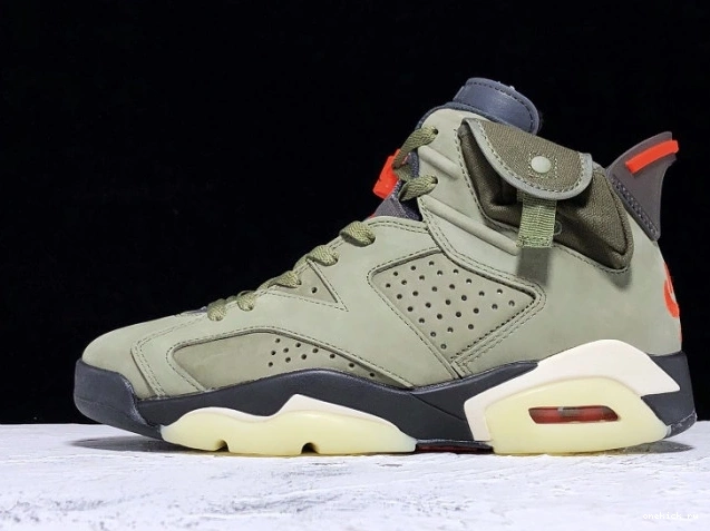 Onekick CN1084-200 x 6 Travis Jordan Air Medium Scott Olive 0611